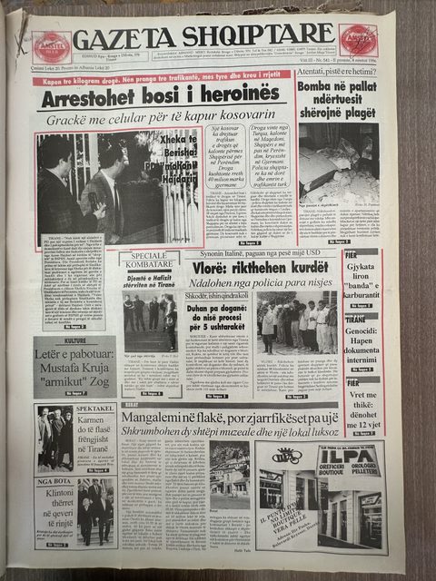 Gazeta Shqiptare 1996-11-08